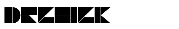 Drebiek font preview